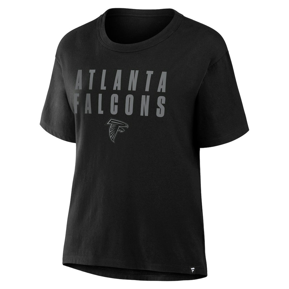 Fanatics Atlanta Falcons Women's Blackout Kneel Down Legacy T-Shirt Black