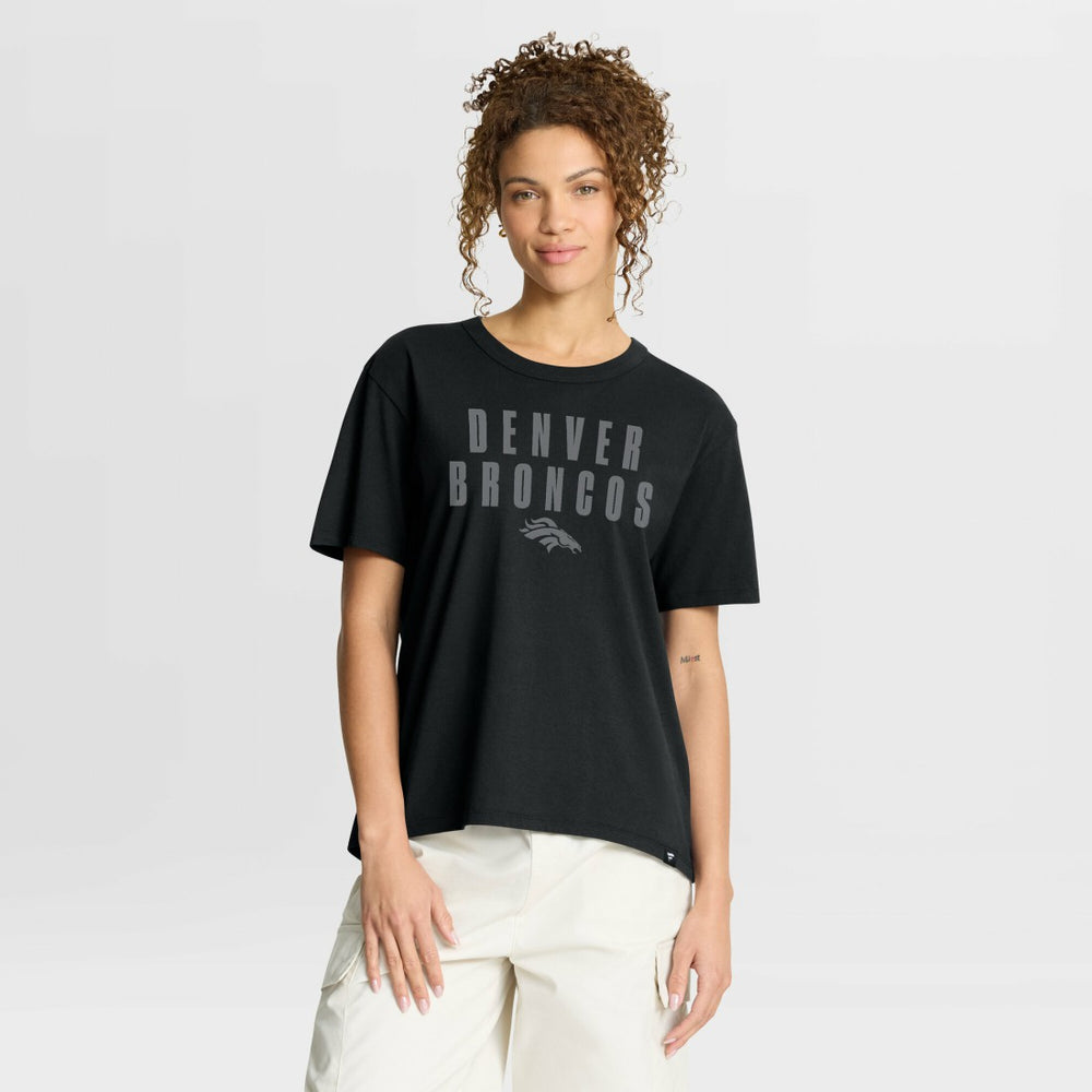 Fanatics Denver Broncos Women's Blackout Kneel Down Legacy T-Shirt Black