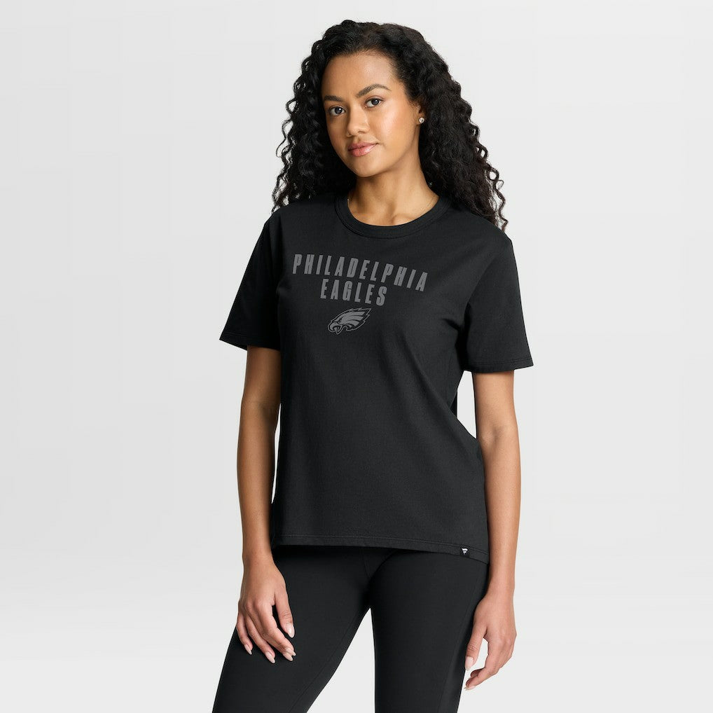 Fanatics Philadelphia Eagles Women's Blackout Kneel Down Legacy T-Shirt Black