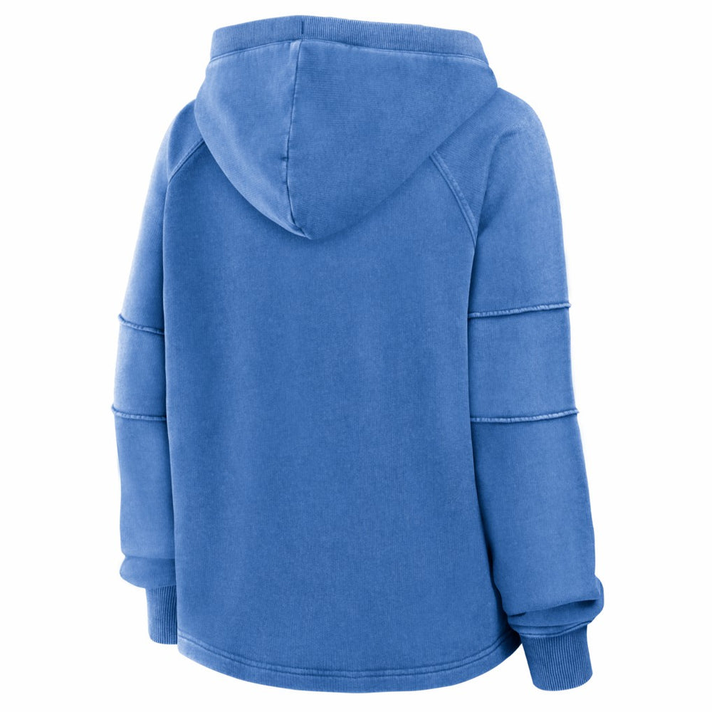 Fanatics Detroit Lions Women's Oversized Raglan Gridiron Hoodie Blue