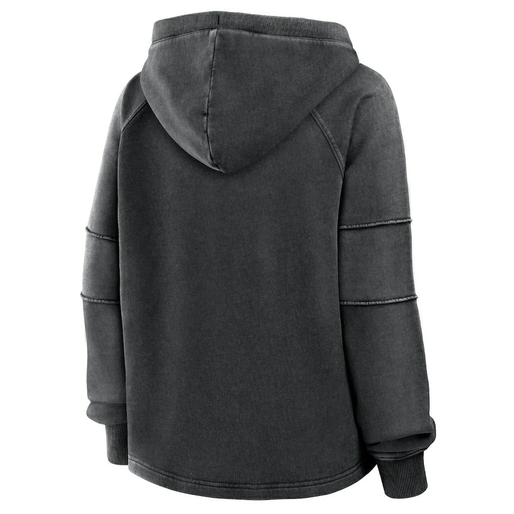Fanatics Kansas City Chiefs Women's Oversized Raglan Gridiron Hoodie Black