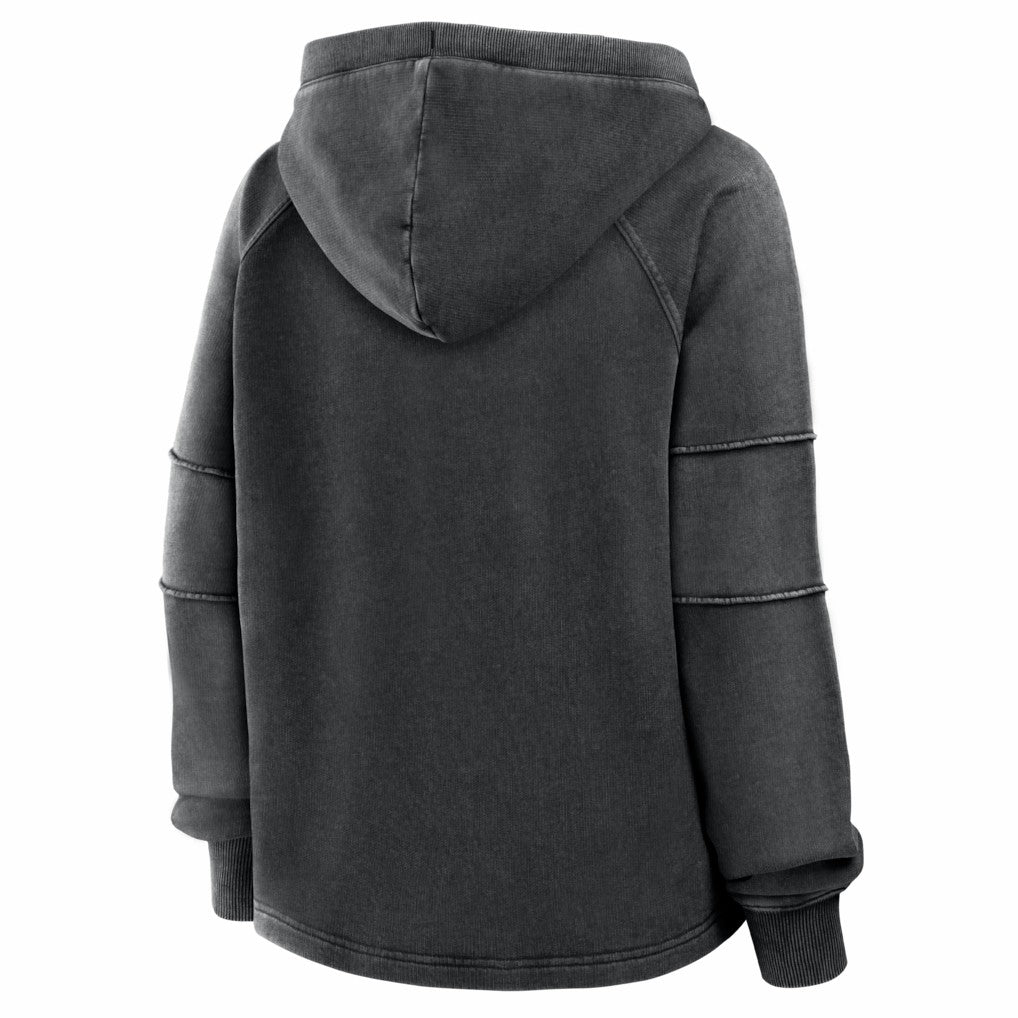 Fanatics Pittsburgh Steelers Women's Oversized Raglan Gridiron Hoodie Black