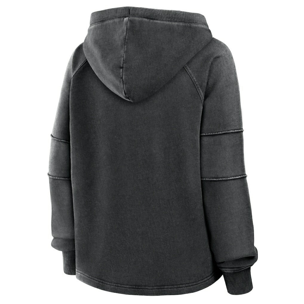 Fanatics San Francisco 49ers Women's Oversized Raglan Gridiron Hoodie Black