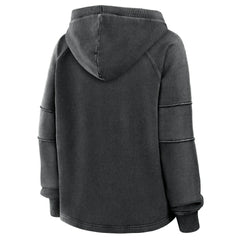 Fanatics San Francisco 49ers Women's Oversized Raglan Gridiron Hoodie Black
