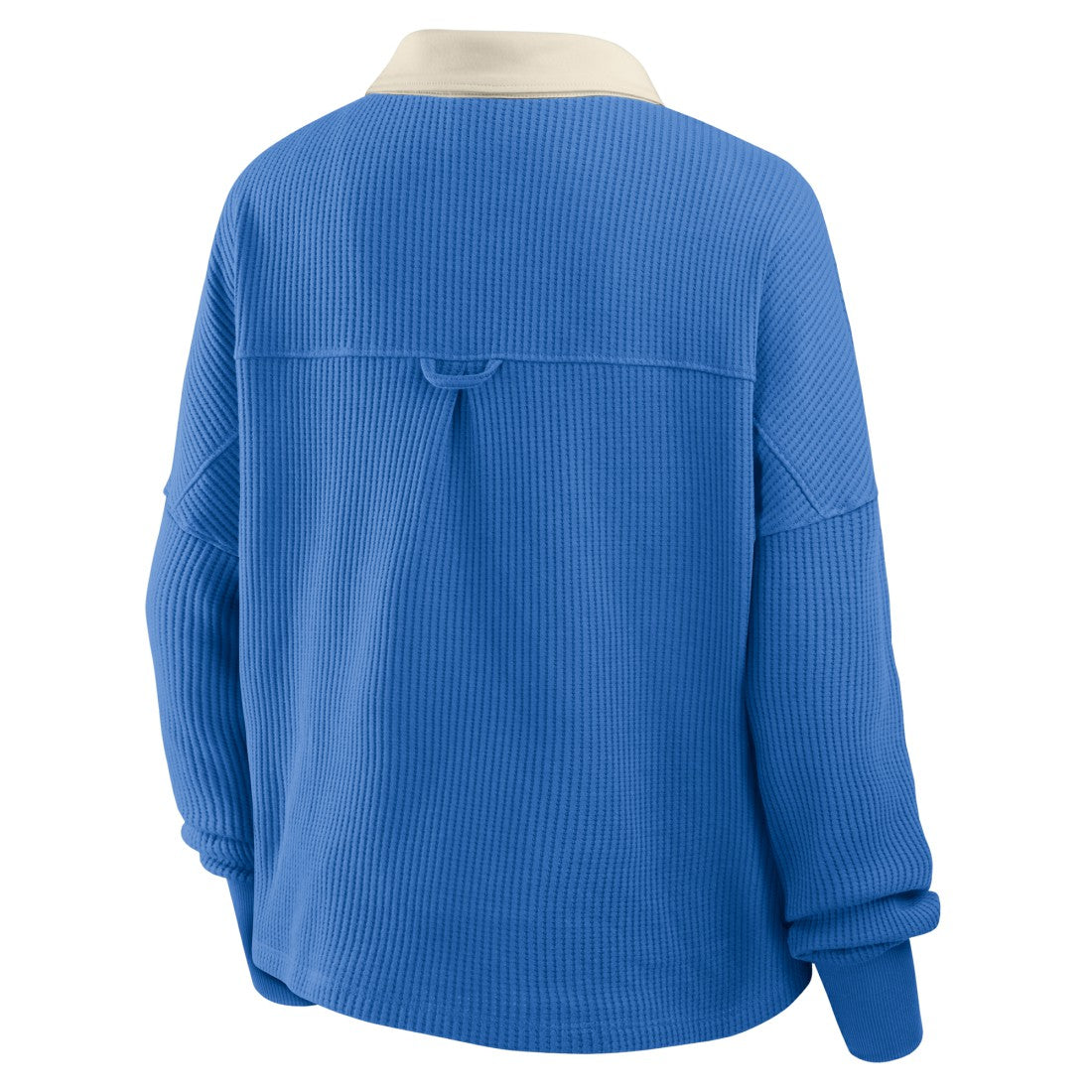 Fanatics Detroit Lions Women's Oversized Hometown Premium Thermal Long Sleeve Shirt Blue