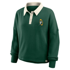 Fanatics Green Bay Packers Women's Oversized Hometown Premium Thermal Long Sleeve Shirt Green