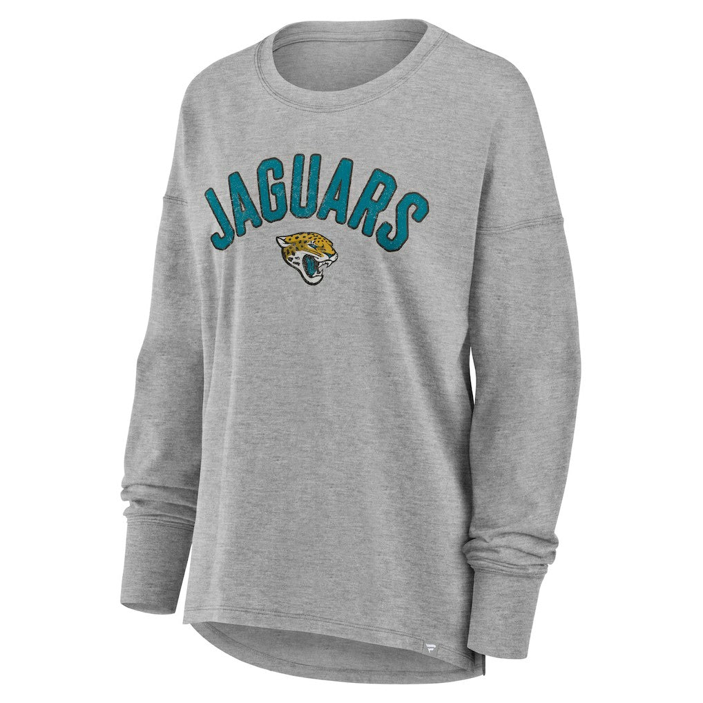 Fanatics Jacksonville Jaguars Women's Hometown Legacy Long Sleeve T-Shirt Heather Gray