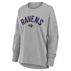 Fanatics Baltimore Ravens Women's Hometown Legacy Long Sleeve T-Shirt Heather Gray