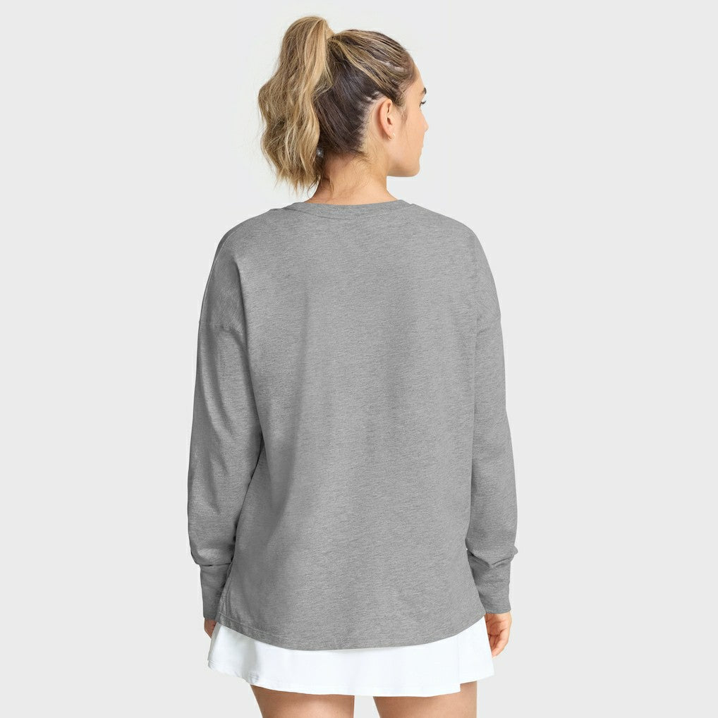 Fanatics Kansas City Chiefs Women's Hometown Legacy Long Sleeve T-Shirt Heather Gray