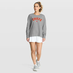 Fanatics Kansas City Chiefs Women's Hometown Legacy Long Sleeve T-Shirt Heather Gray