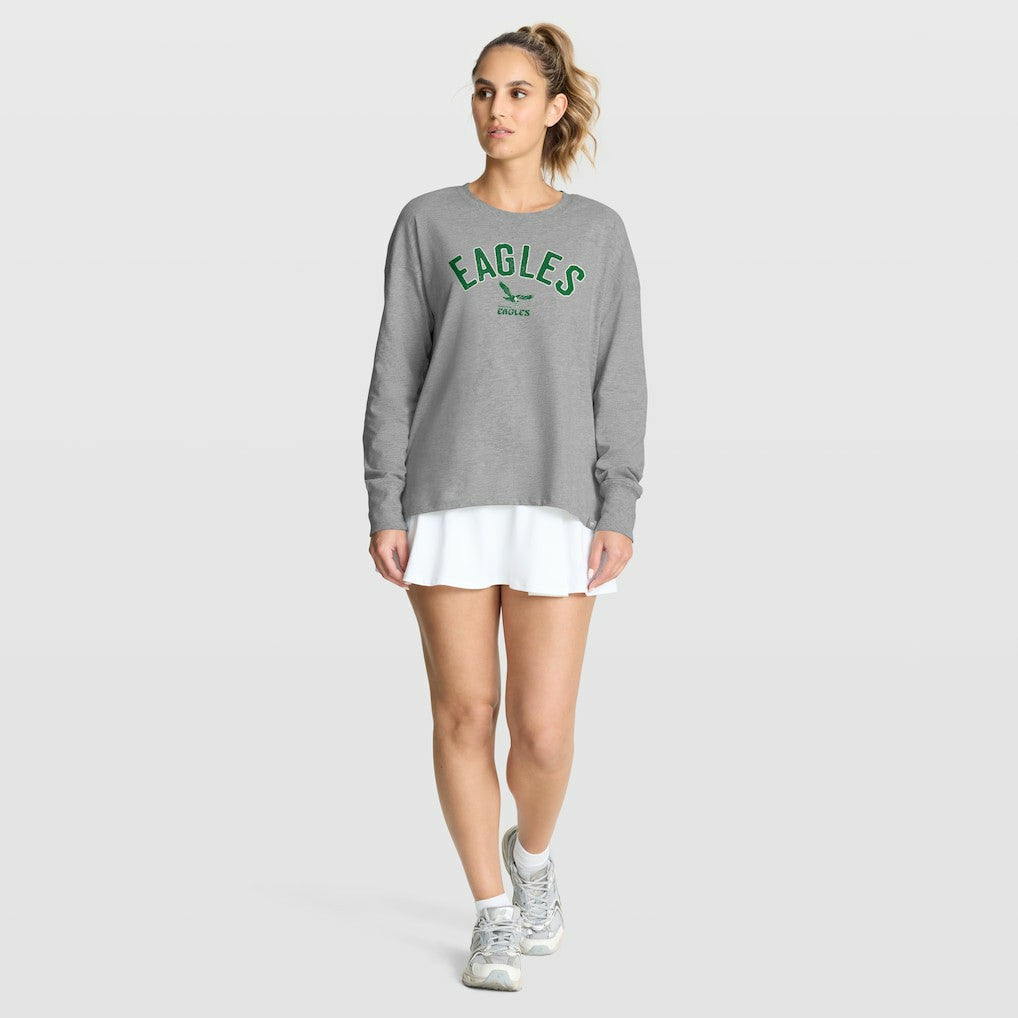 Fanatics Philadelphia Eagles Women's Hometown Legacy Long Sleeve T-Shirt Heather Gray