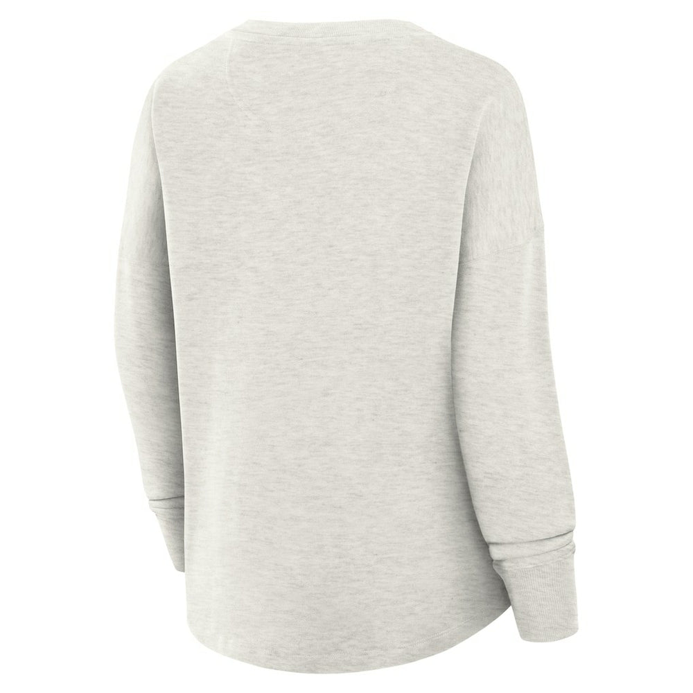 Fanatics San Francisco 49ers Women's Oversized Hometown Pullover Sweatshirt Heather Gray