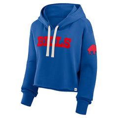 Fanatics Buffalo Bills Women's Oversized Hometown Heritage Cropped Hoodie Royal