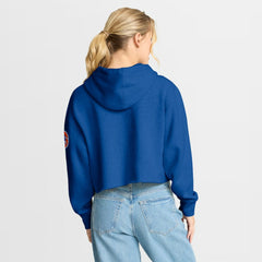 Fanatics Denver Broncos Women's Oversized Hometown Heritage Cropped Hoodie Royal
