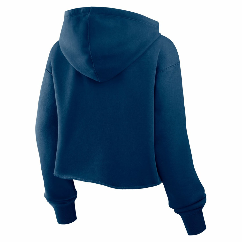 Fanatics Houston Texans Women's Oversized Hometown Heritage Cropped Hoodie Navy