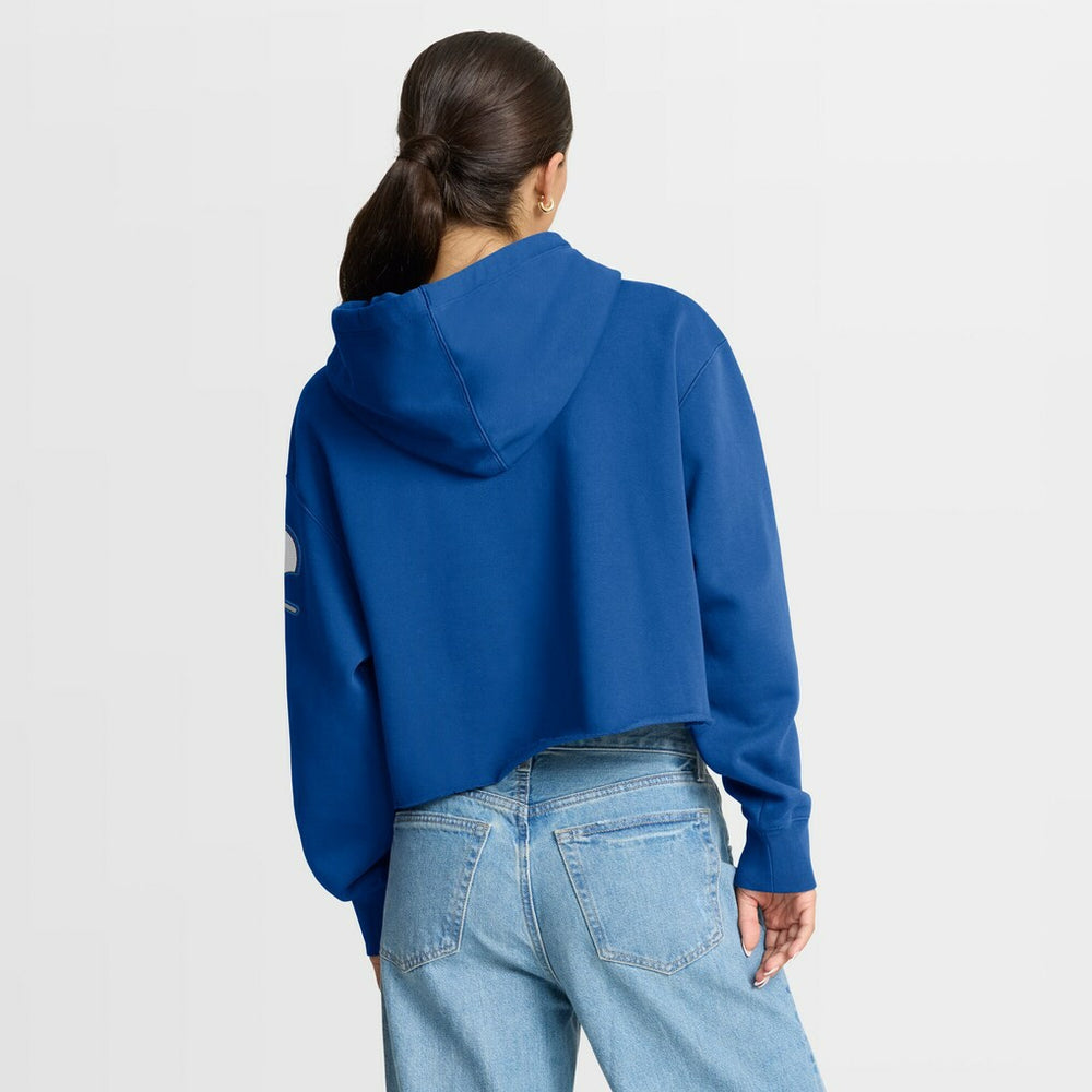 Fanatics Indianapolis Colts Women's Oversized Hometown Heritage Cropped Hoodie Royal
