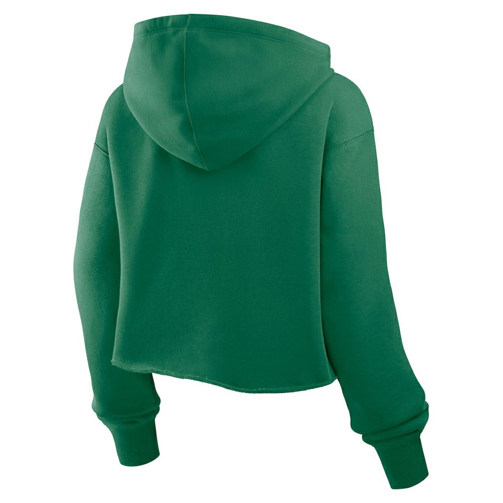 Fanatics Philadelphia Eagles Women's Oversized Hometown Heritage Cropped Hoodie Kelly Green