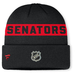 Ottawa Senators Fanatics Authentic Pro Rink Cuffed Knit Hat - Black - NHL 202498859