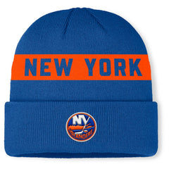 New York Islanders Fanatics Authentic Pro Rink Cuffed Knit Hat - Royal - NHL 202498861