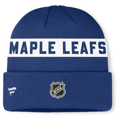 Toronto Maple Leafs Fanatics Authentic Pro Rink Cuffed Knit Hat - Blue - NHL 202498873