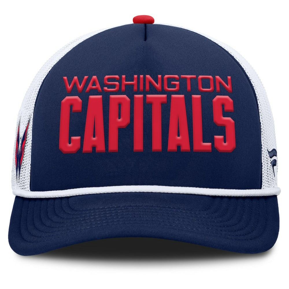 Washington Capitals Fanatics Authentic Pro Rink A-Frame Adjustable Hat - Navy/White - NHL 202498887