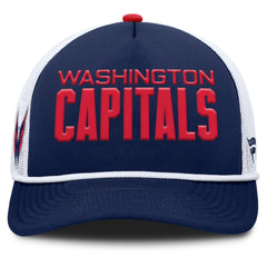 Washington Capitals Fanatics Authentic Pro Rink A-Frame Adjustable Hat - Navy/White - NHL 202498887