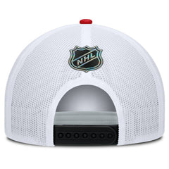 Detroit Red Wings Fanatics Authentic Pro Rink A-Frame Adjustable Hat - Black/White - NHL 202498892