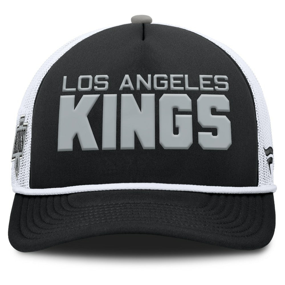 Los Angeles Kings Fanatics Authentic Pro Rink A-Frame Adjustable Hat - Black/White - NHL 202498893