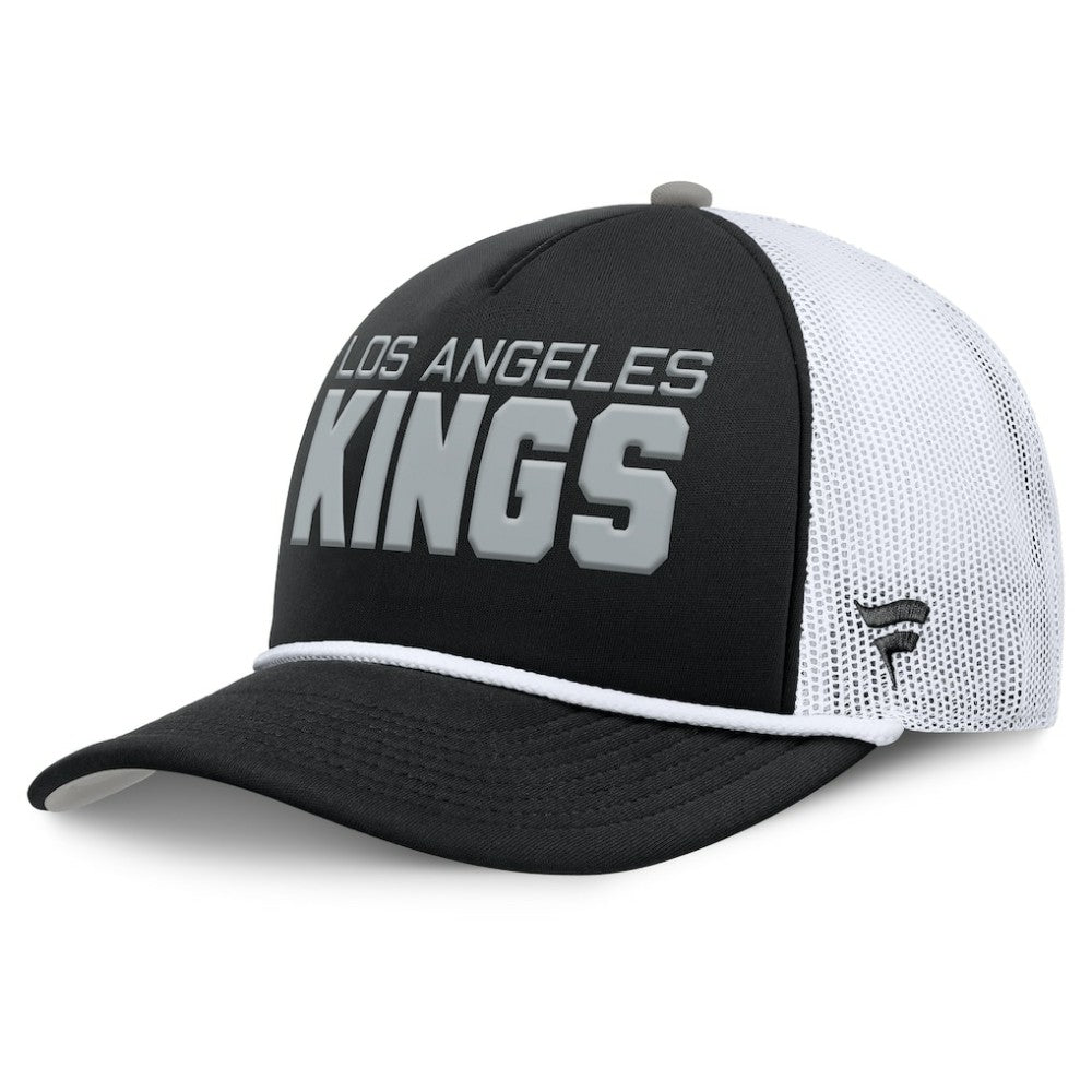Los Angeles Kings Fanatics Authentic Pro Rink A-Frame Adjustable Hat - Black/White - NHL 202498893
