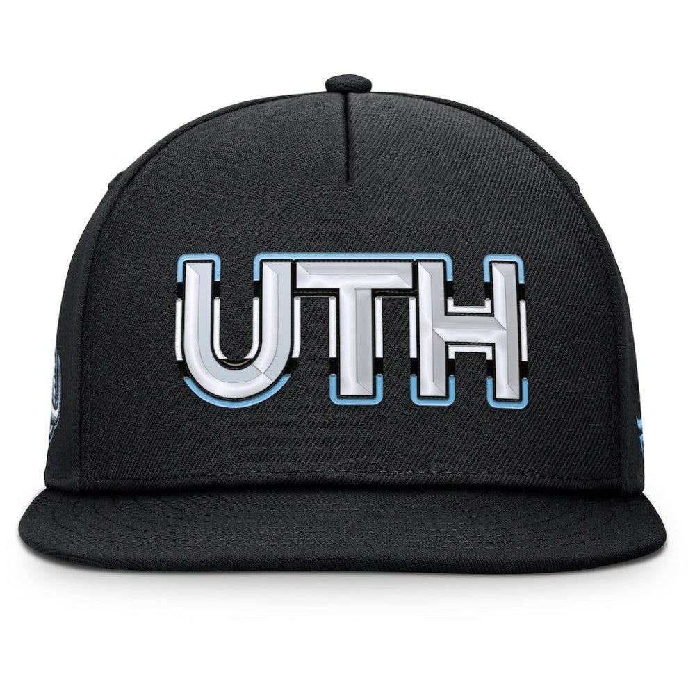 Utah Mammoth Fanatics Authentic Pro Rink Team Code Snapback Hat - Black - NHL 202498909