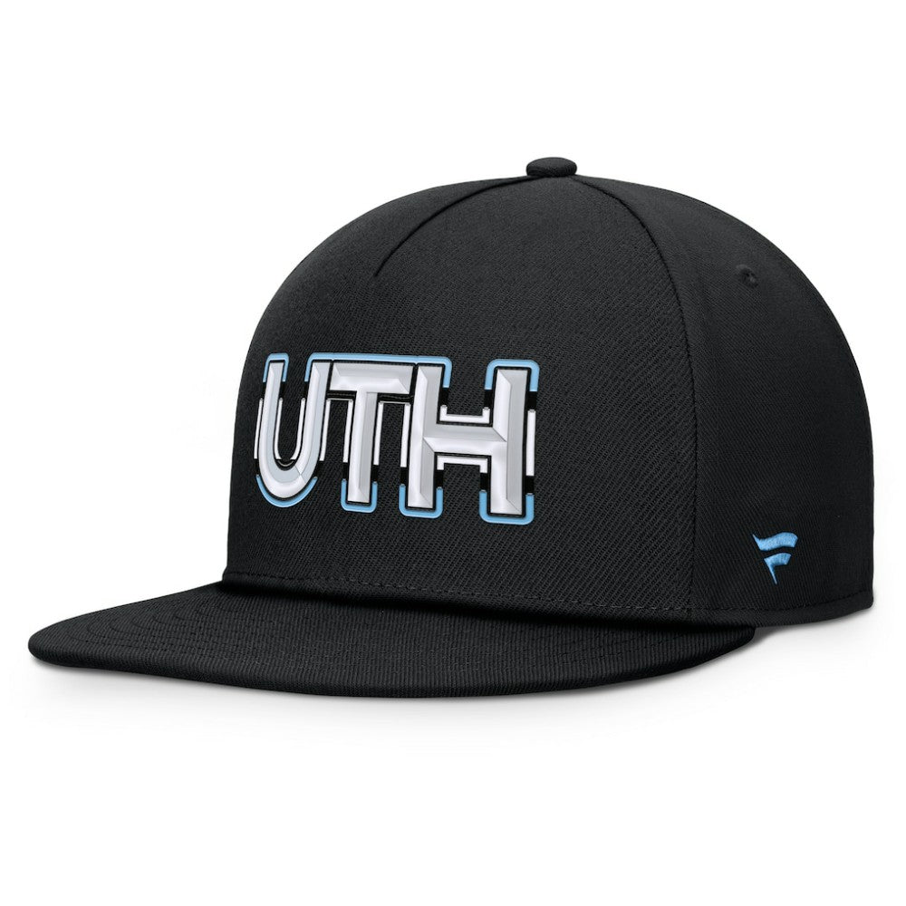 Utah Mammoth Fanatics Authentic Pro Rink Team Code Snapback Hat - Black - NHL 202498909