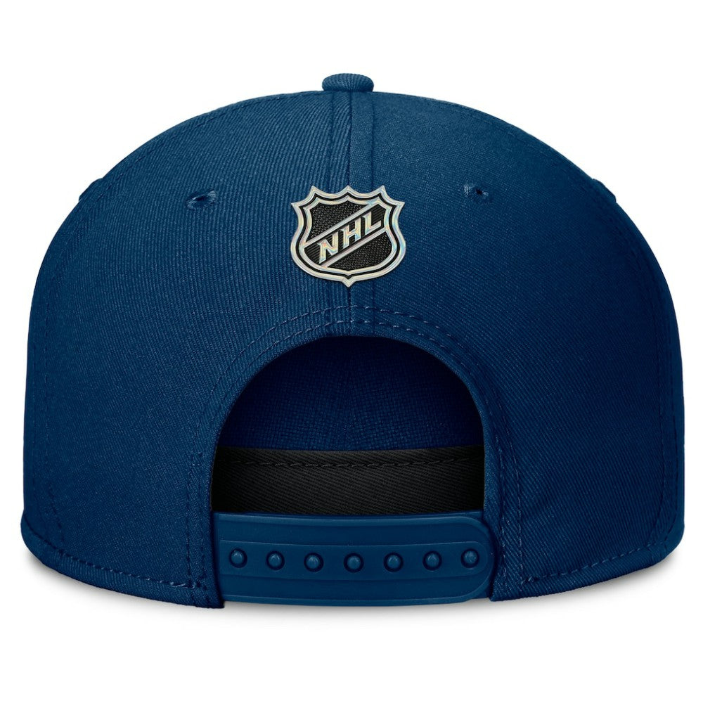 Seattle Kraken Fanatics Authentic Pro Rink Team Code Snapback Hat - Deep Sea Blue - NHL 202498914