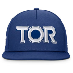 Toronto Maple Leafs Fanatics Authentic Pro Rink Team Code Snapback Hat - Blue - NHL 202498917