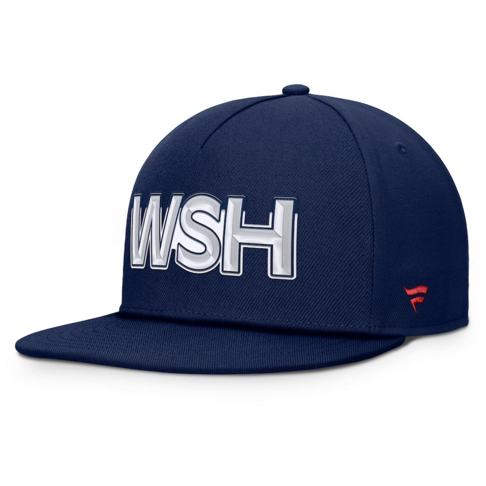 Washington Capitals Fanatics Authentic Pro Rink Team Code Snapback Hat - Navy - NHL 202498920