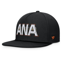 Anaheim Ducks Fanatics Authentic Pro Rink Team Code Snapback Hat - Black - NHL 202498922