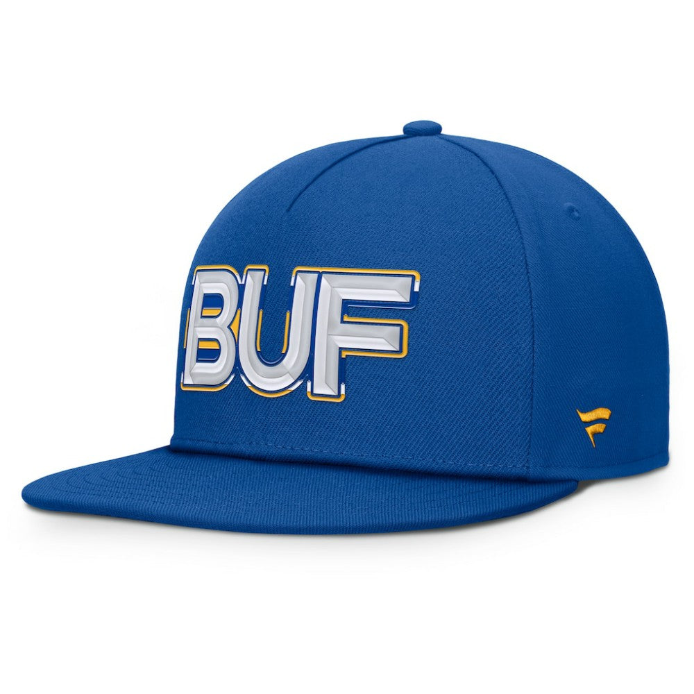 Buffalo Sabres Fanatics Authentic Pro Rink Team Code Snapback Hat - Royal - NHL 202498924