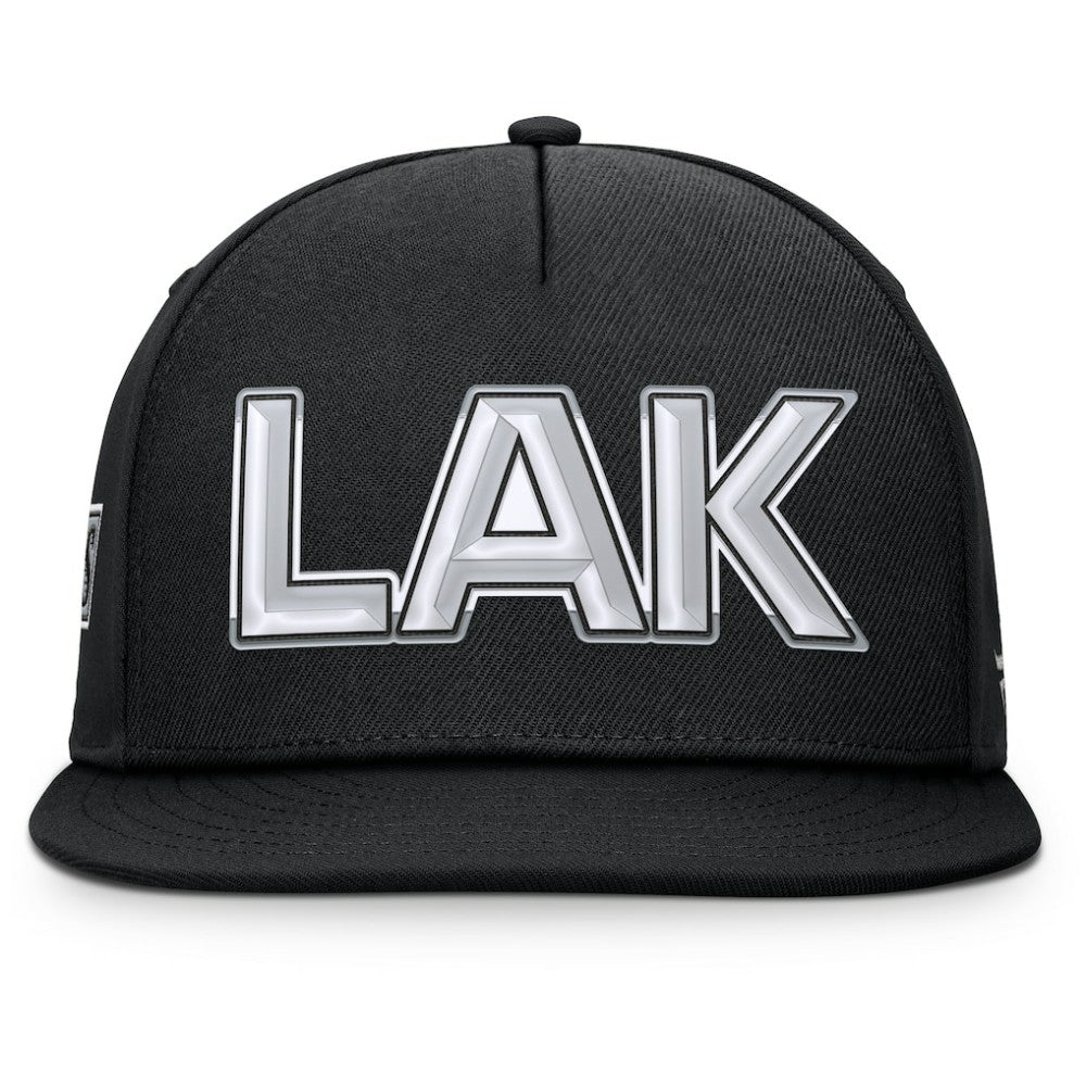 Los Angeles Kings Fanatics Authentic Pro Rink Team Code Snapback Hat - Black - NHL 202498929