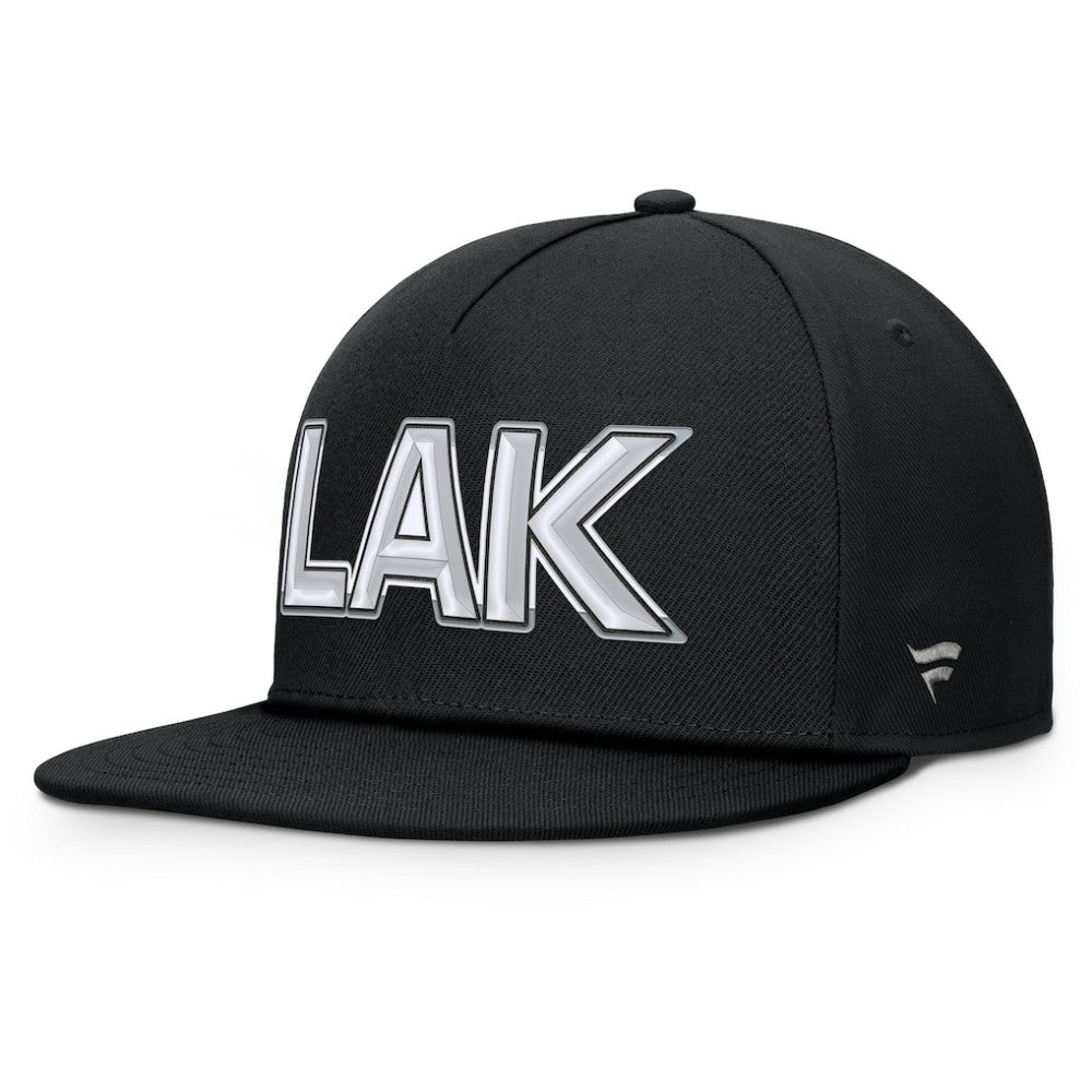 Los Angeles Kings Fanatics Authentic Pro Rink Team Code Snapback Hat - Black - NHL 202498929