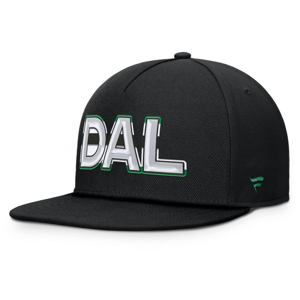 Dallas Stars Fanatics Authentic Pro Rink Team Code Snapback Hat - Black - NHL 202498933