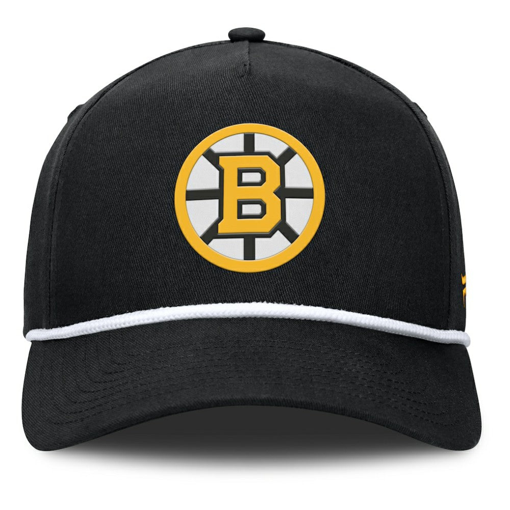 Boston Bruins Fanatics Authentic Pro Rink Roper A-Frame Adjustable Hat - Black - NHL 202498939