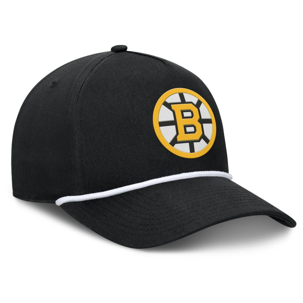 Boston Bruins Fanatics Authentic Pro Rink Roper A-Frame Adjustable Hat - Black - NHL 202498939