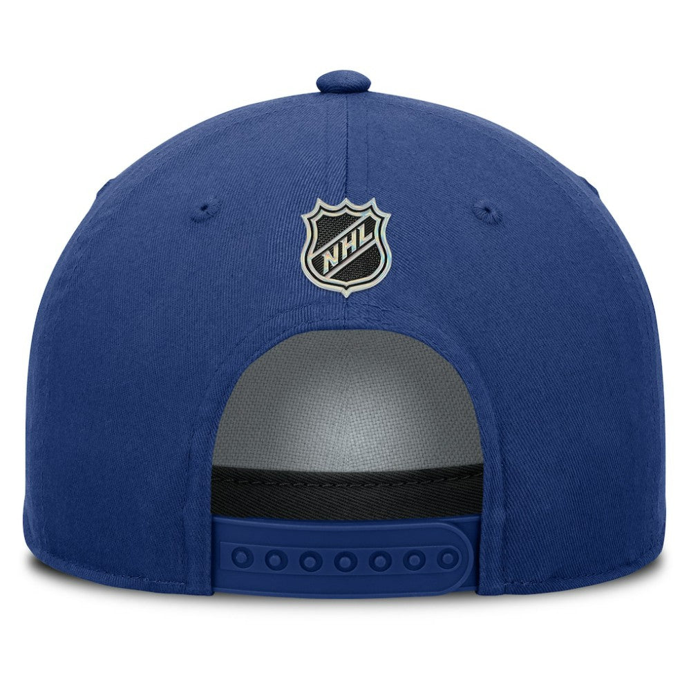 Edmonton Oilers Fanatics Authentic Pro Rink Roper A-Frame Adjustable Hat - Royal - NHL 202498942
