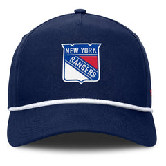New York Rangers Fanatics Authentic Pro Rink Roper A-Frame Adjustable Hat - Navy - NHL 202498950