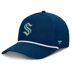 Seattle Kraken Fanatics Authentic Pro Rink Roper A-Frame Adjustable Hat - Deep Sea Blue - NHL 202498956