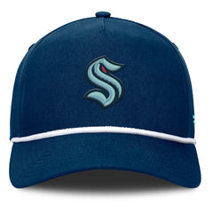 Seattle Kraken Fanatics Authentic Pro Rink Roper A-Frame Adjustable Hat - Deep Sea Blue - NHL 202498956