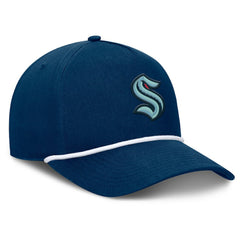 Seattle Kraken Fanatics Authentic Pro Rink Roper A-Frame Adjustable Hat - Deep Sea Blue - NHL 202498956