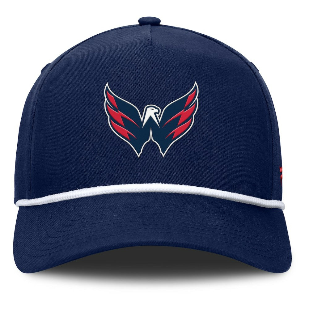 Washington Capitals Fanatics Authentic Pro Rink Roper A-Frame Adjustable Hat - Navy - NHL 202498961