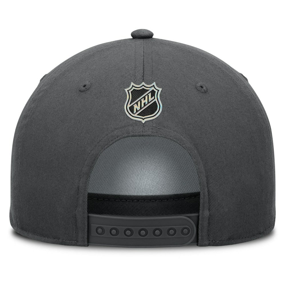 Vegas Golden Knights Fanatics Authentic Pro Rink Roper A-Frame Adjustable Hat - Charcoal - NHL 202498966