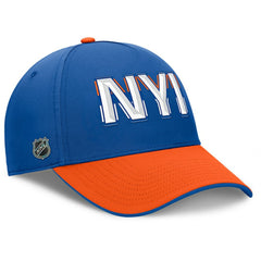 New York Islanders Fanatics Authentic Pro Rink Team Code Flex Hat - Royal/Orange - NHL 202498971