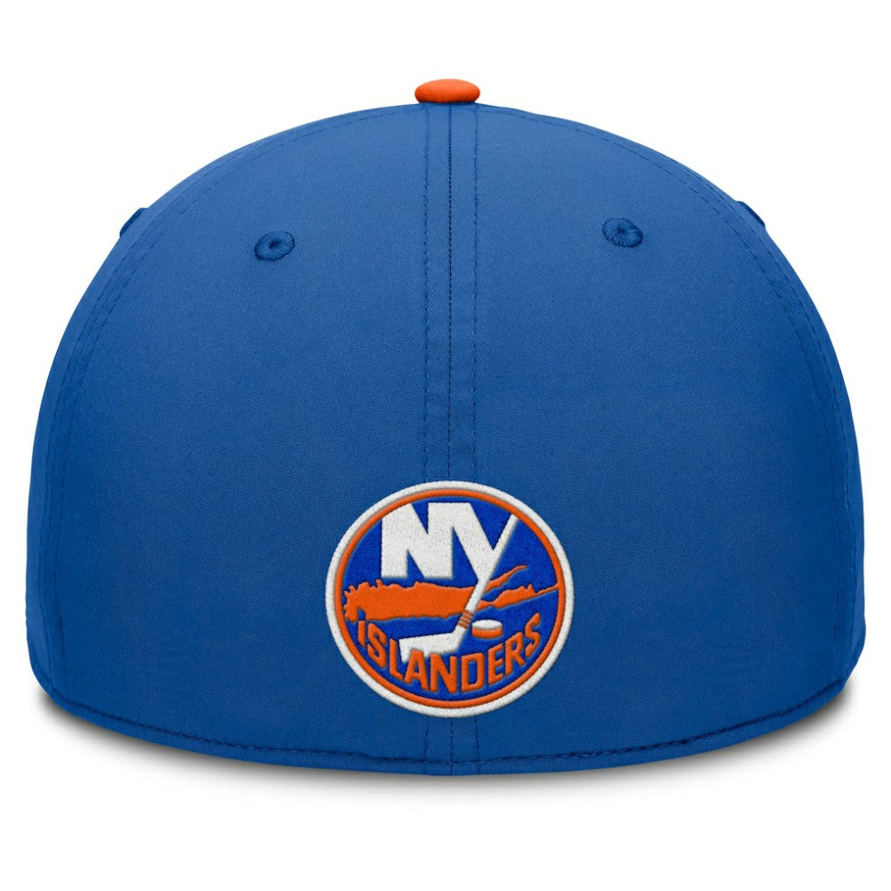 New York Islanders Fanatics Authentic Pro Rink Team Code Flex Hat - Royal/Orange - NHL 202498971